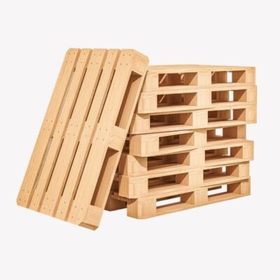 Heavy-duty wooden pallet stack